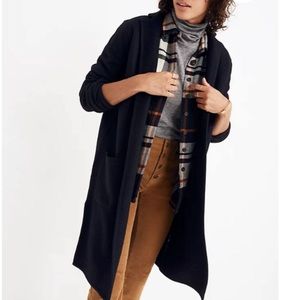 Madewell Camden Coat, Black, XS